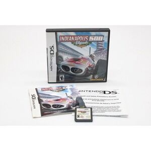 INDIANAPOLIS 500 LEGENDS NINTENDO DS CIB COMPLETE IN BOX MANUAL + CASE